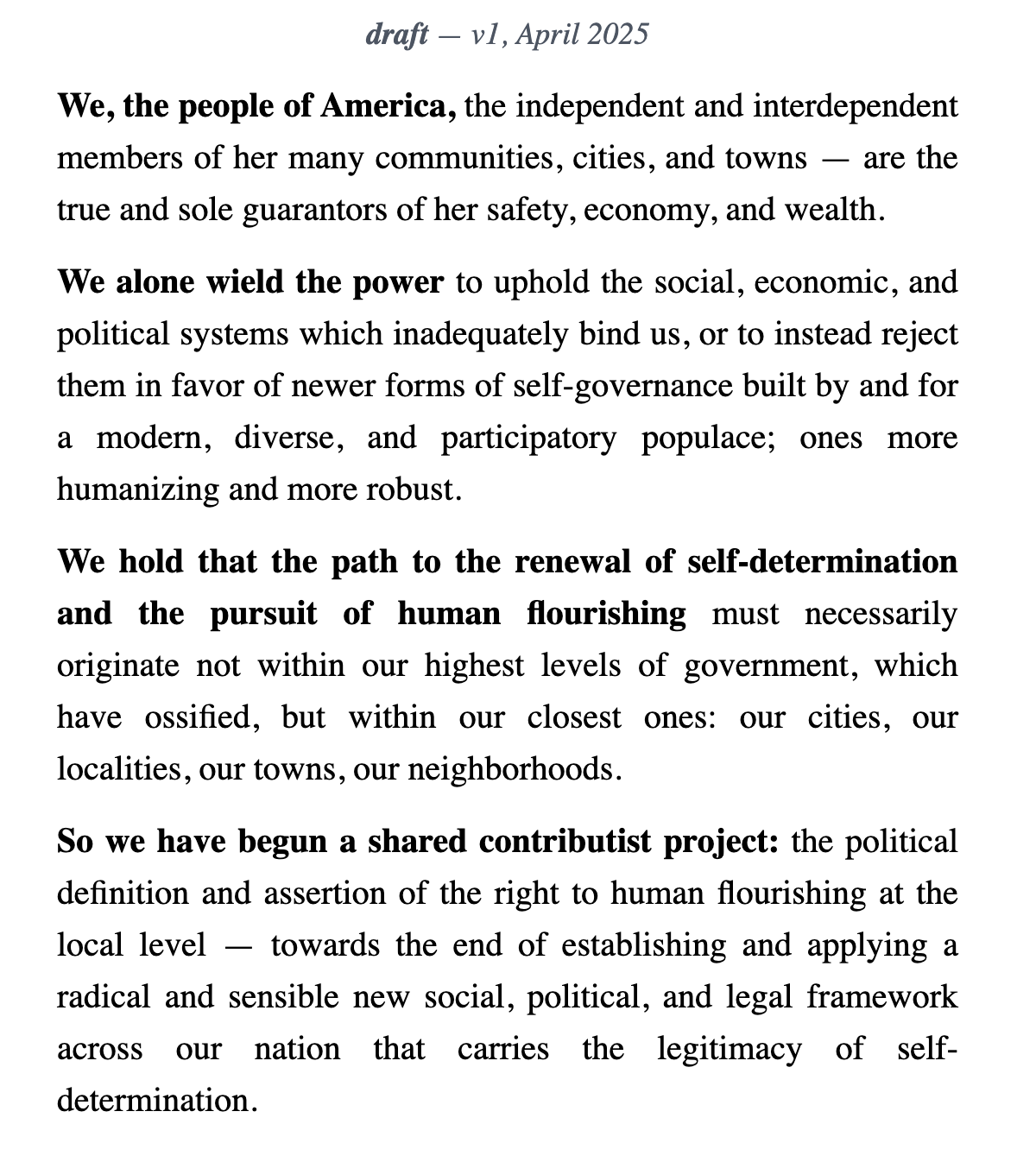 The Declaration